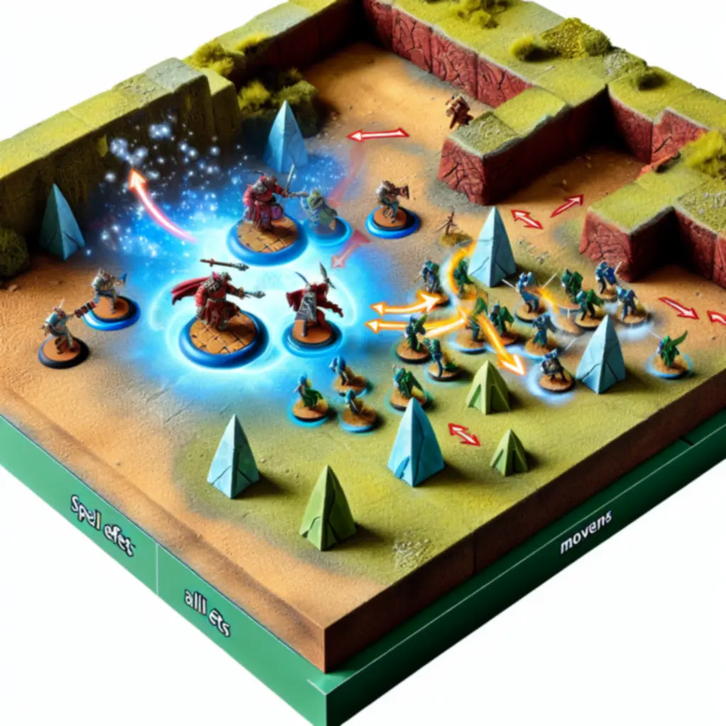 Sekwencja akcji podczas bitwy w Heroes of War Magic